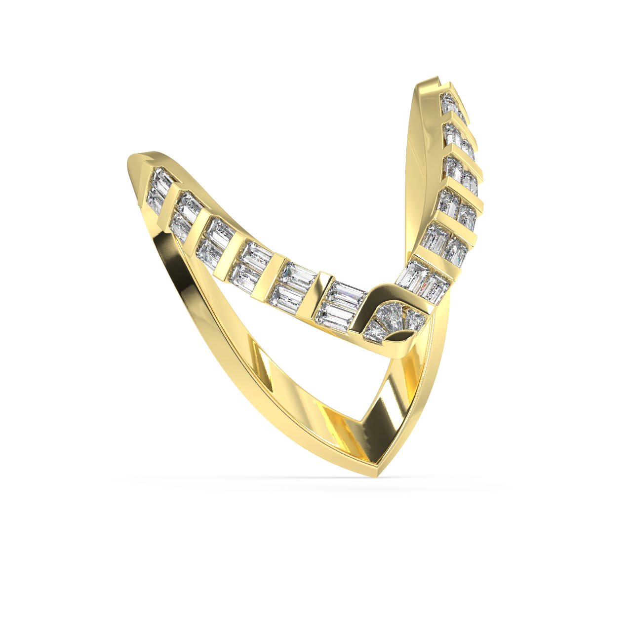 Freya Baguette Diamond Ring