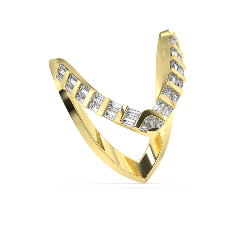 Freya Baguette Diamond Ring