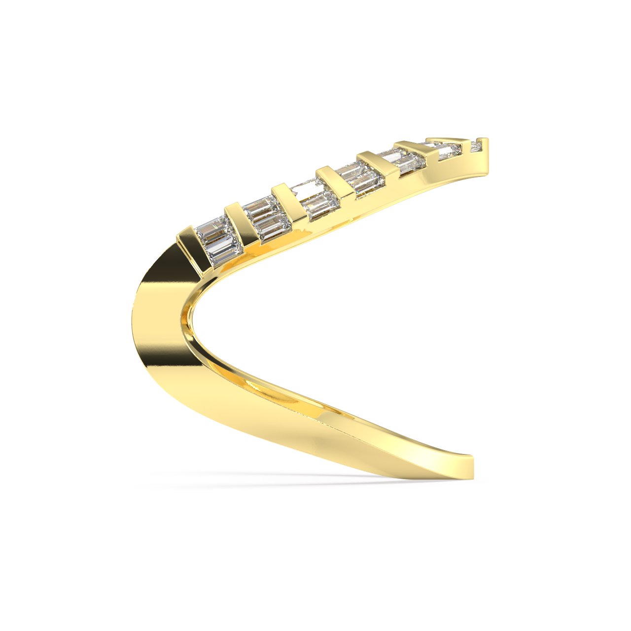 Freya Baguette Diamond Ring