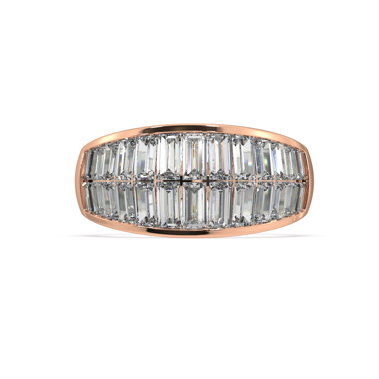 Audrey Baguette Diamond Ring