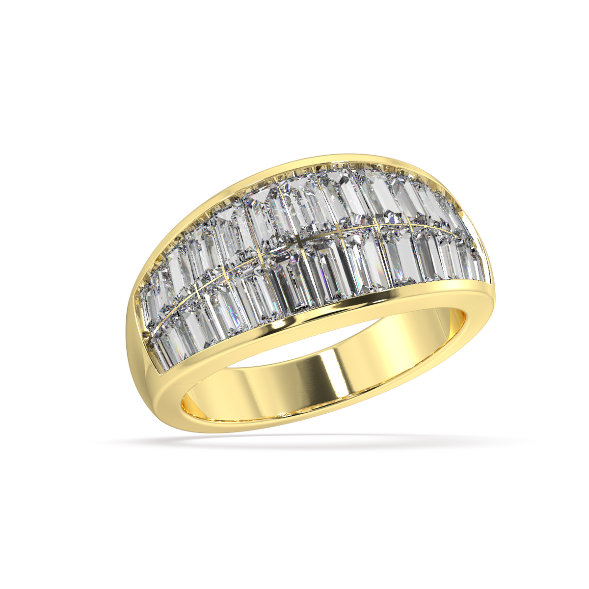 Audrey Baguette Diamond Ring