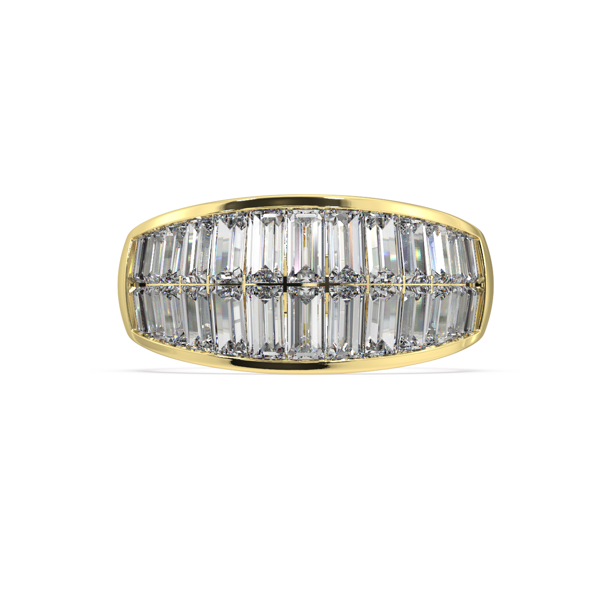 Audrey Baguette Diamond Ring
