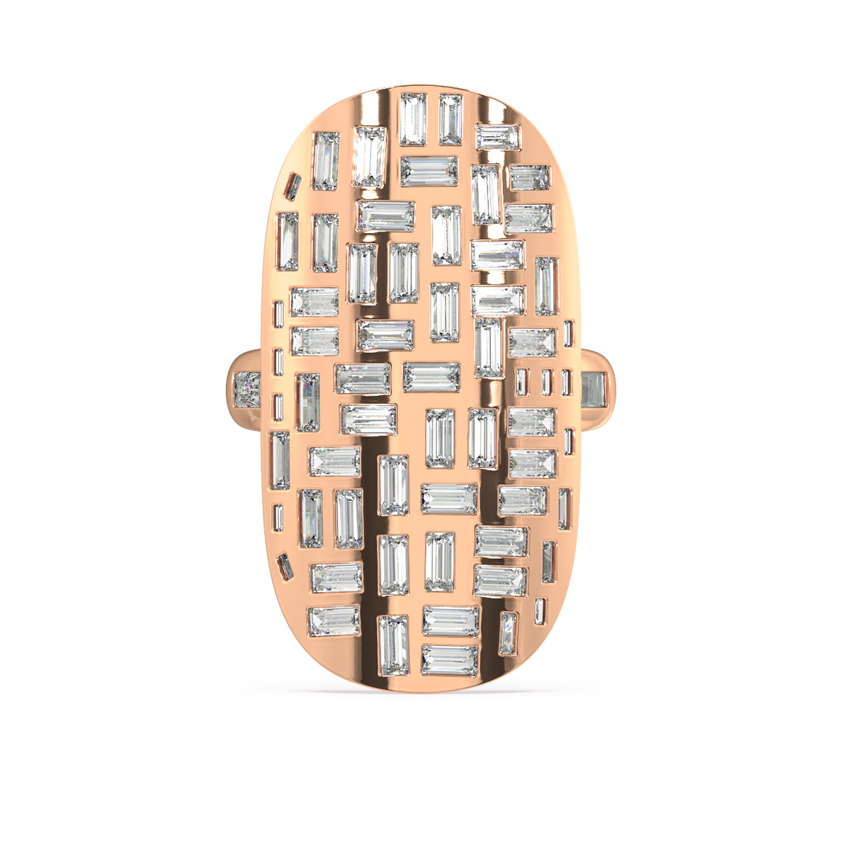W-47 Bagutte Diamond Ring
