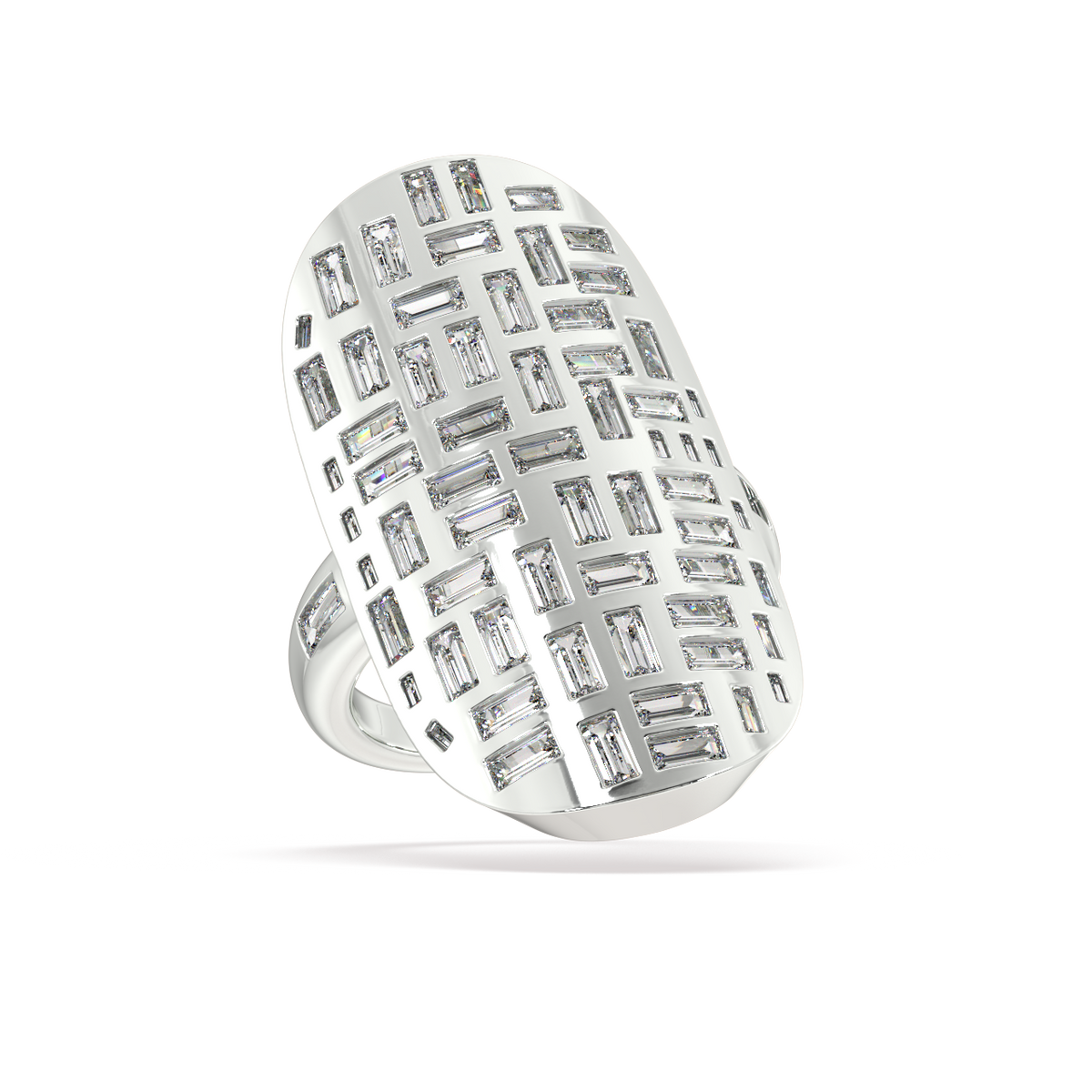 W-47 Bagutte Diamond Ring