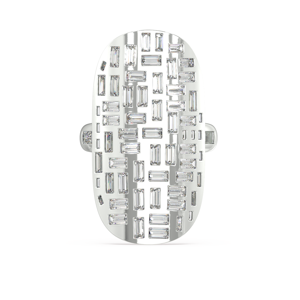 W-47 Bagutte Diamond Ring