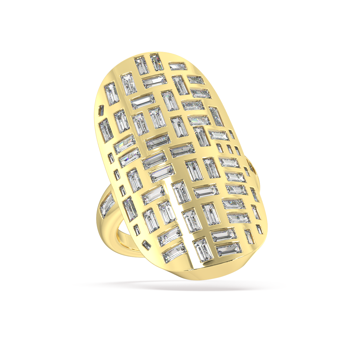 W-47 Bagutte Diamond Ring