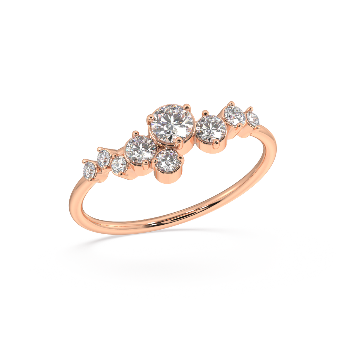 Wren Round Diamond Ring