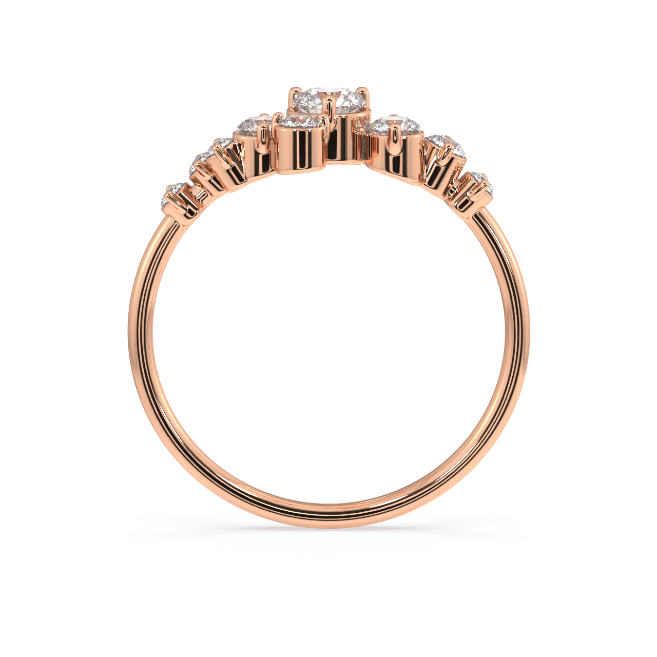 Wren Round Diamond Ring