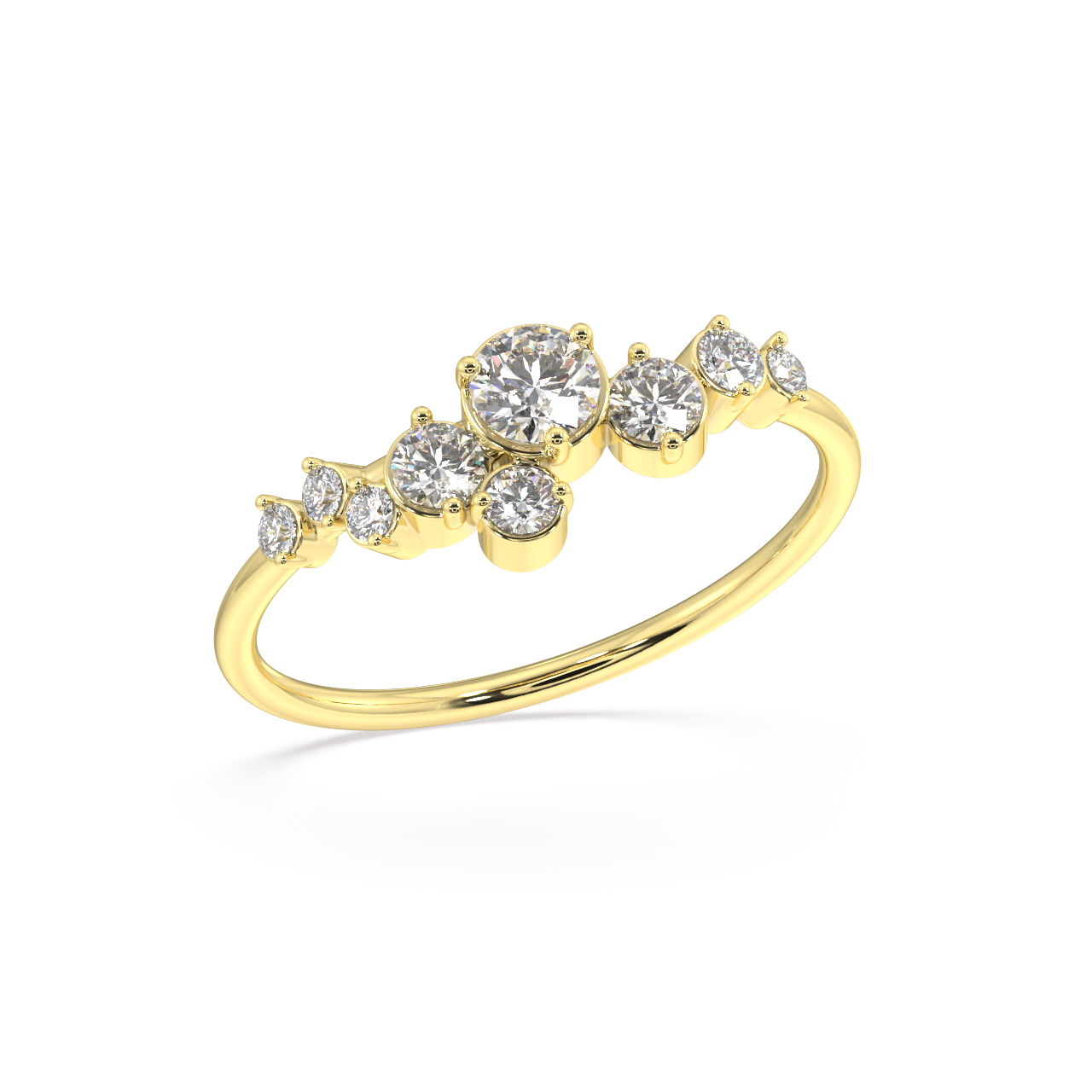 Wren Round Diamond Ring