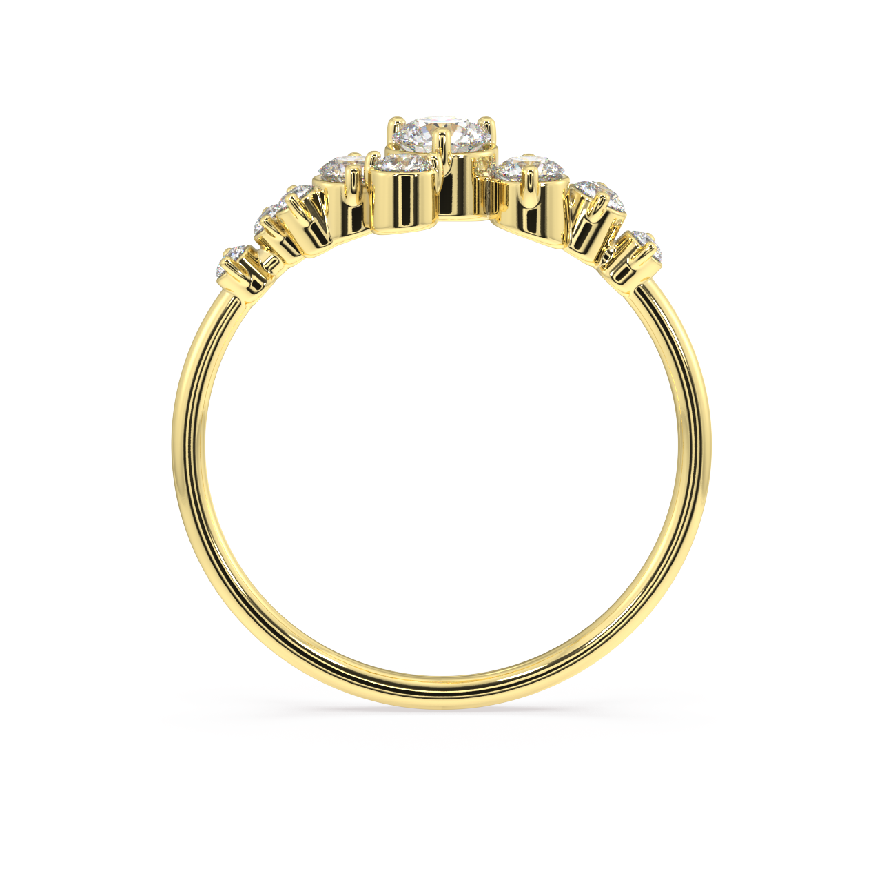 Wren Round Diamond Ring