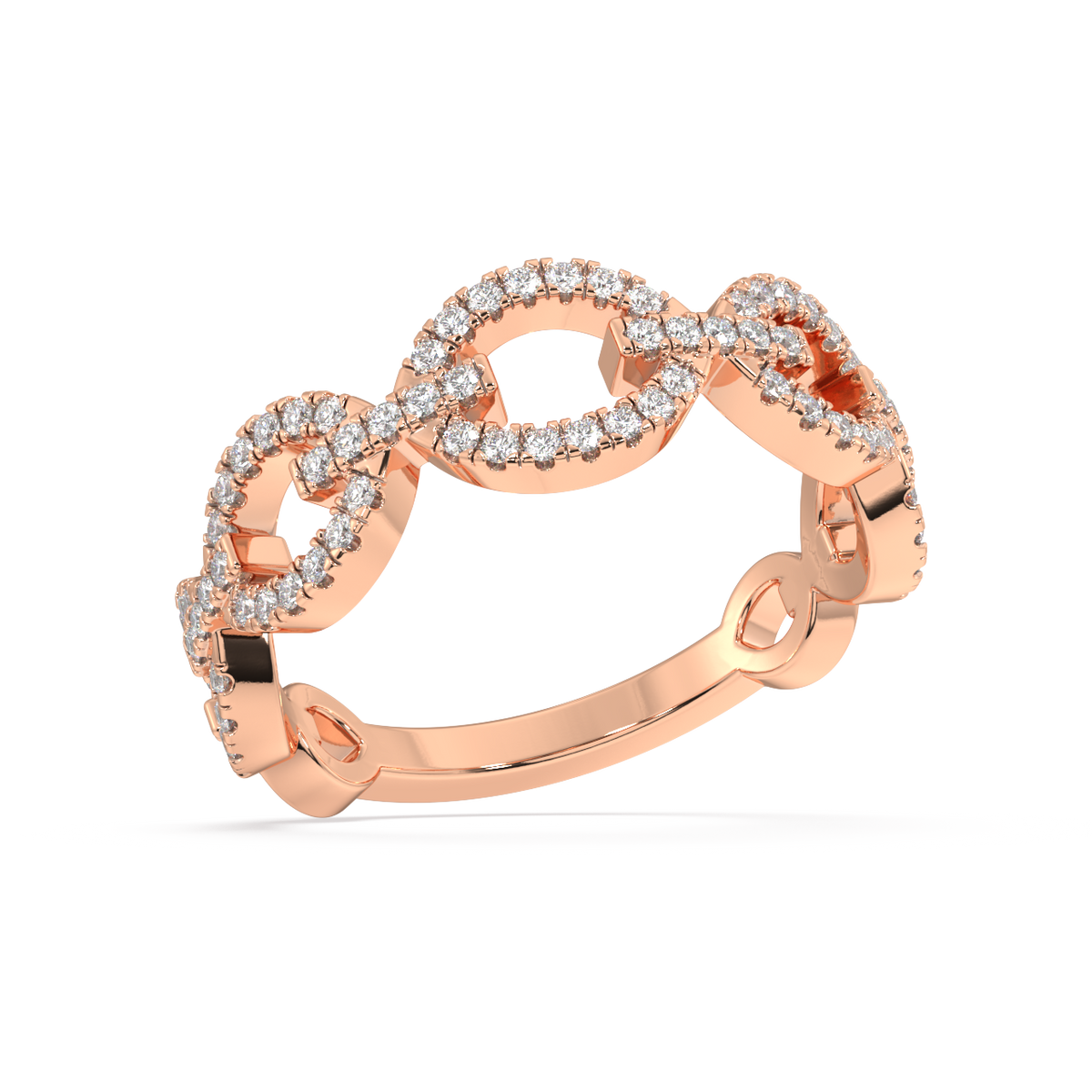 Opal Round Diamond Ring