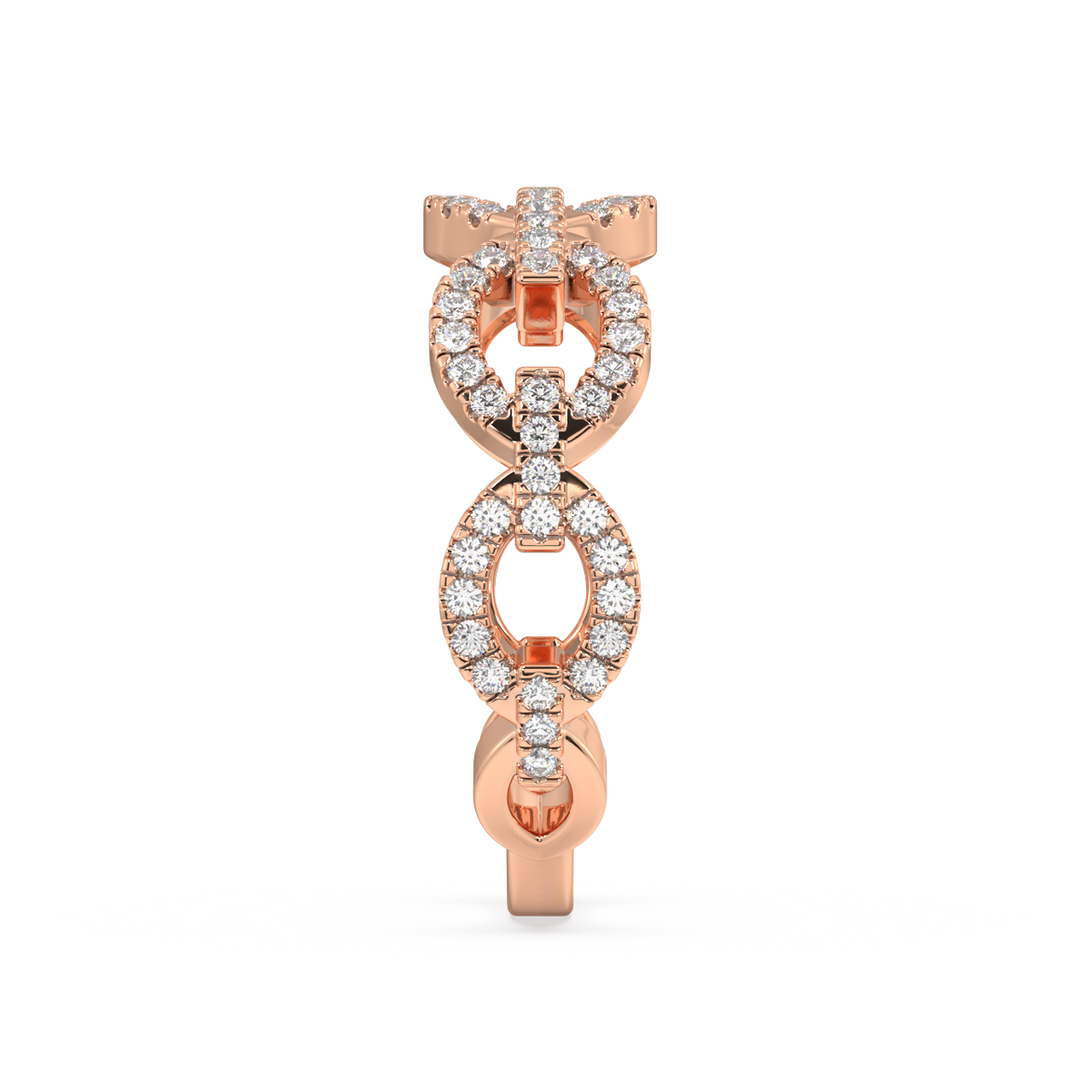 Opal Round Diamond Ring