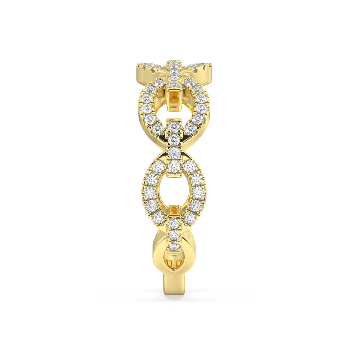 Opal Round Diamond Ring