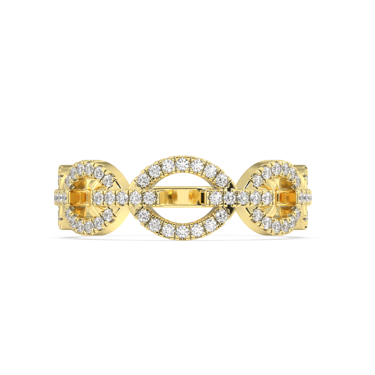 Opal Round Diamond Ring