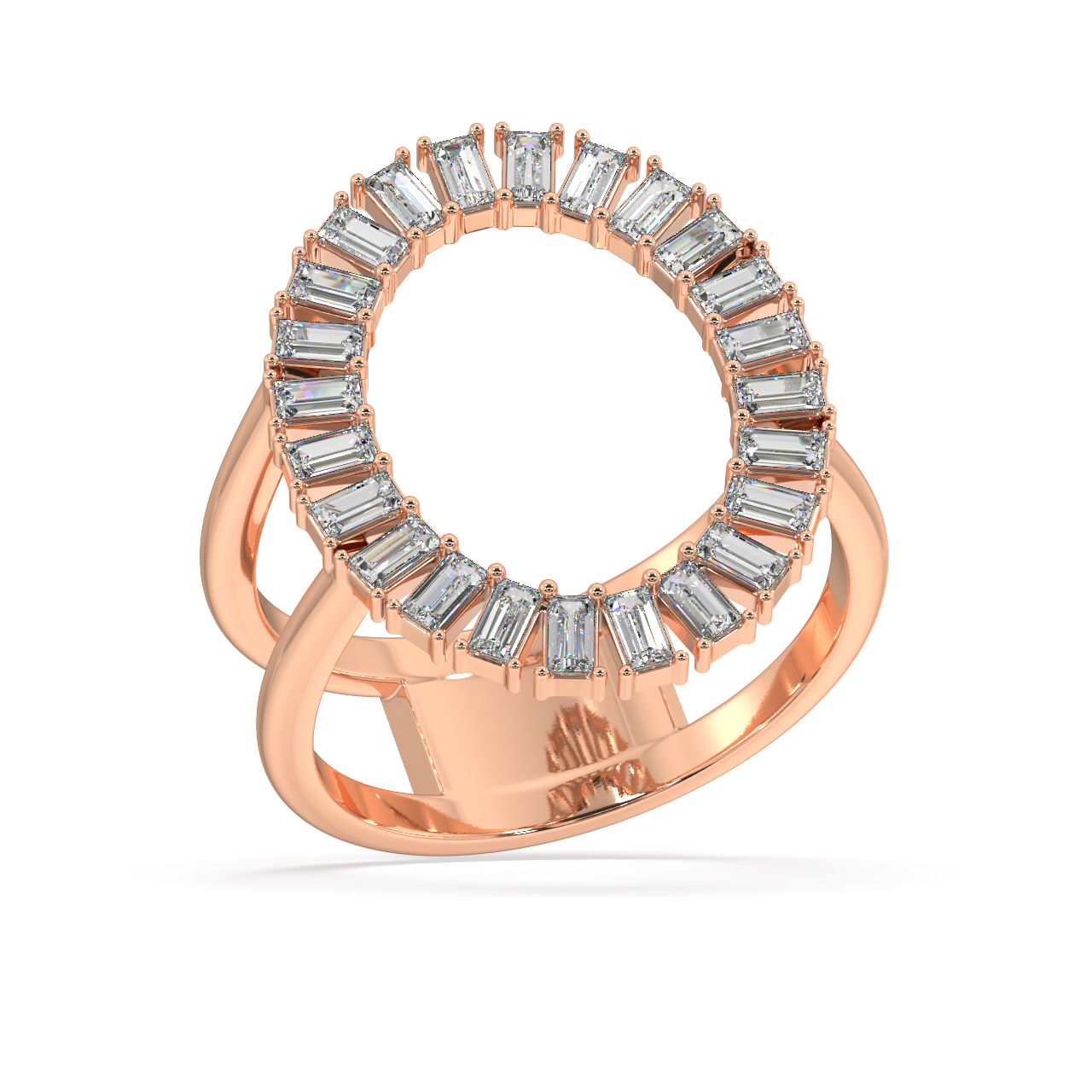 Octavia Baguette Diamond Ring