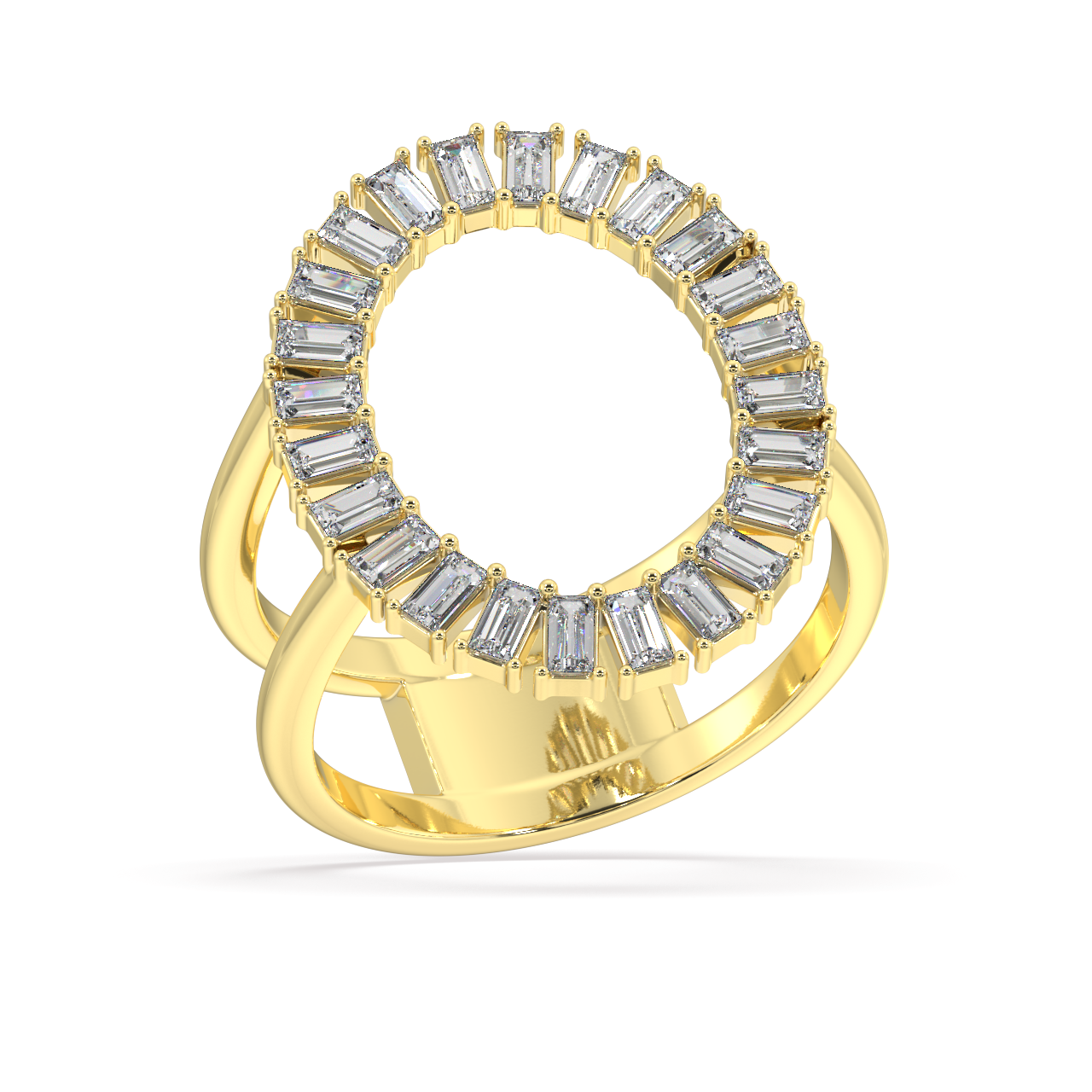 Octavia Baguette Diamond Ring