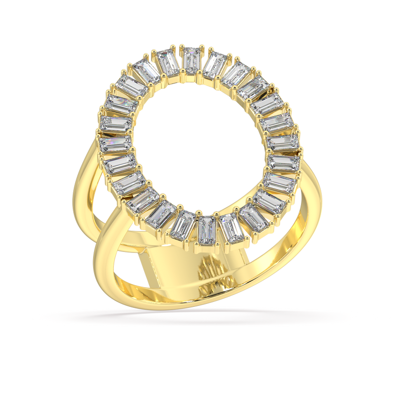 Octavia Baguette Diamond Ring