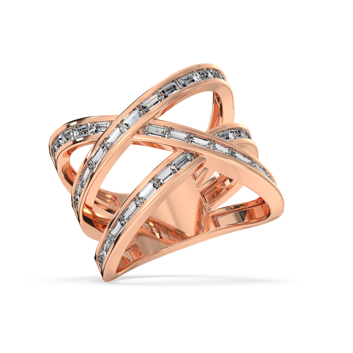 Marcella Baguette Diamond Ring