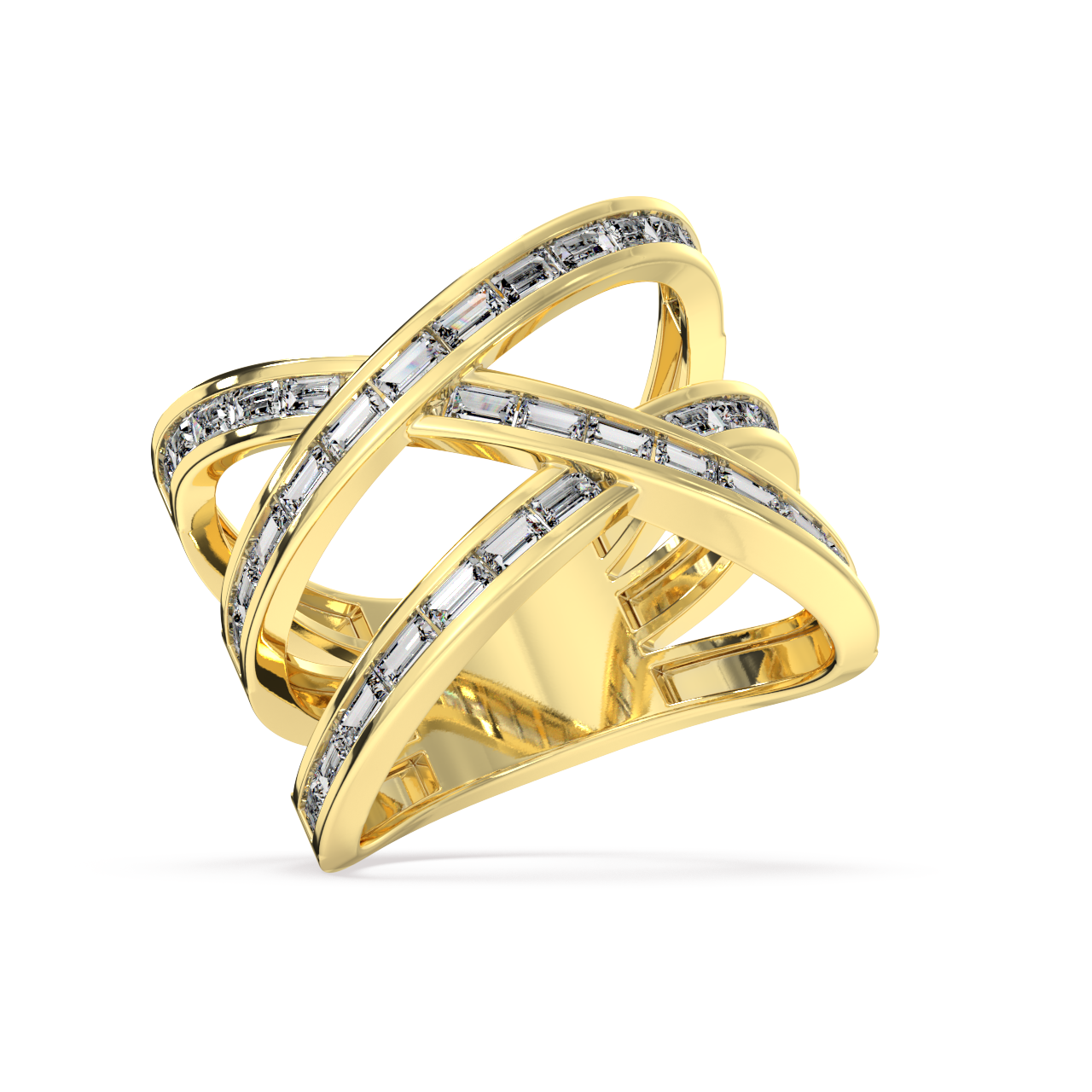 Marcella Baguette Diamond Ring