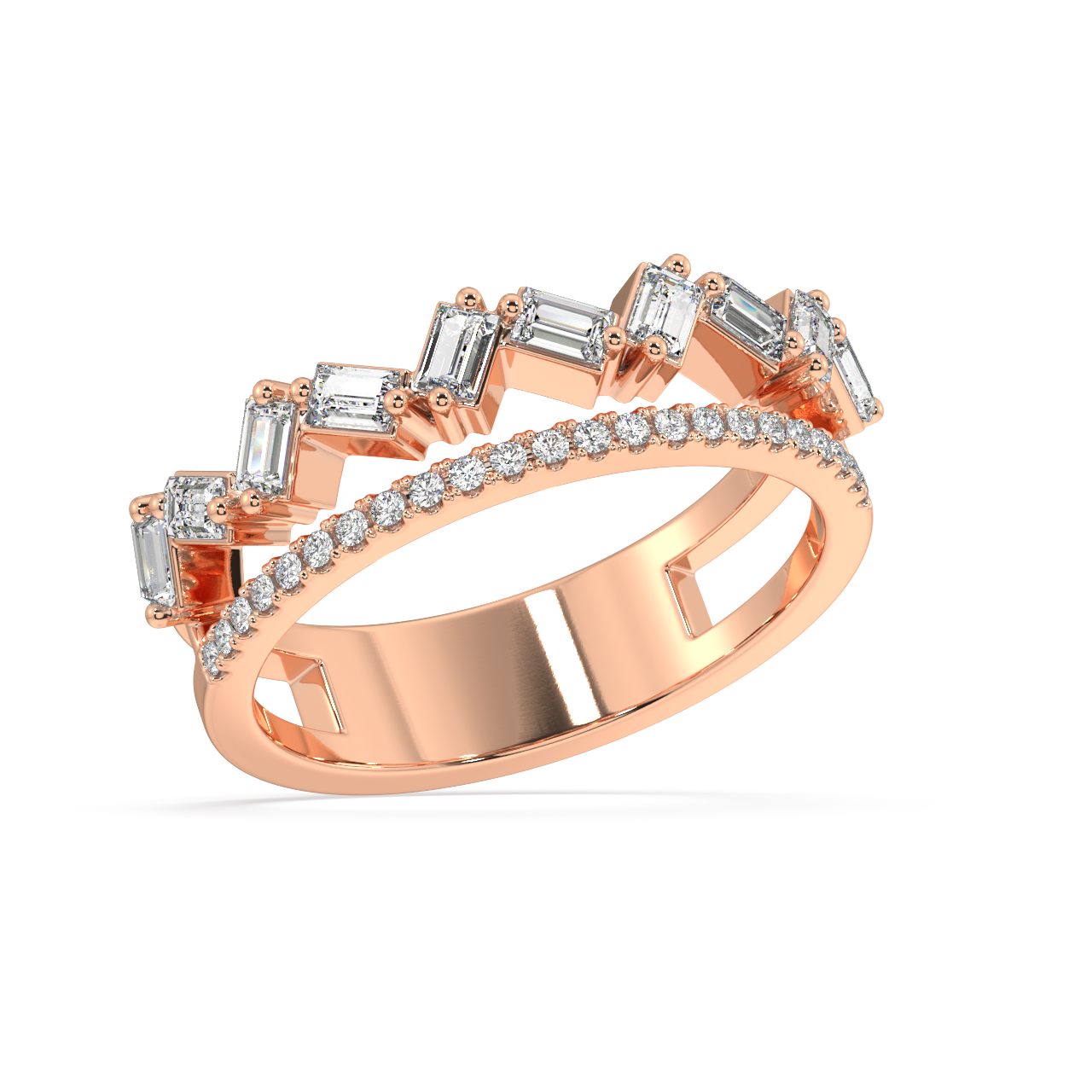 Solstice Round Diamond Ring