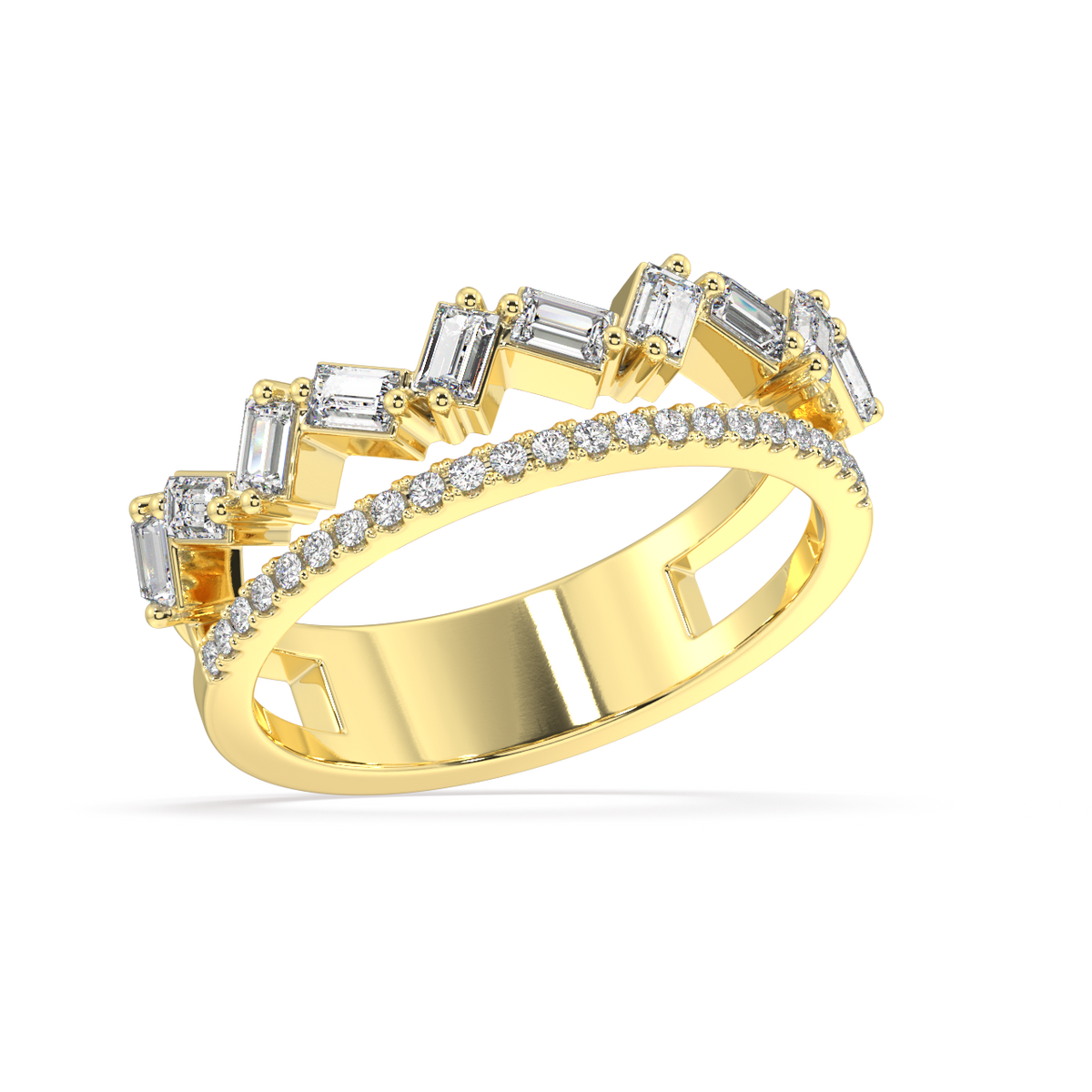 Solstice Round Diamond Ring