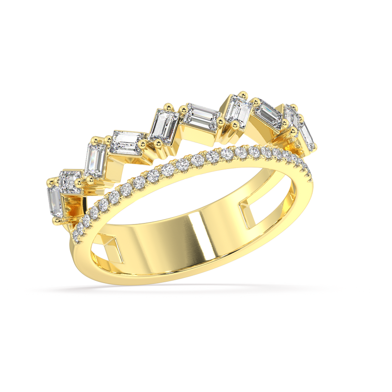 Solstice Round Diamond Ring