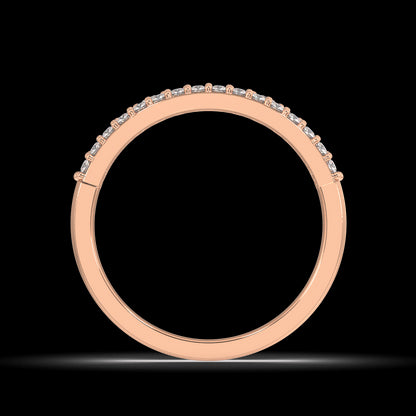 Coral Baguette Diamond Ring