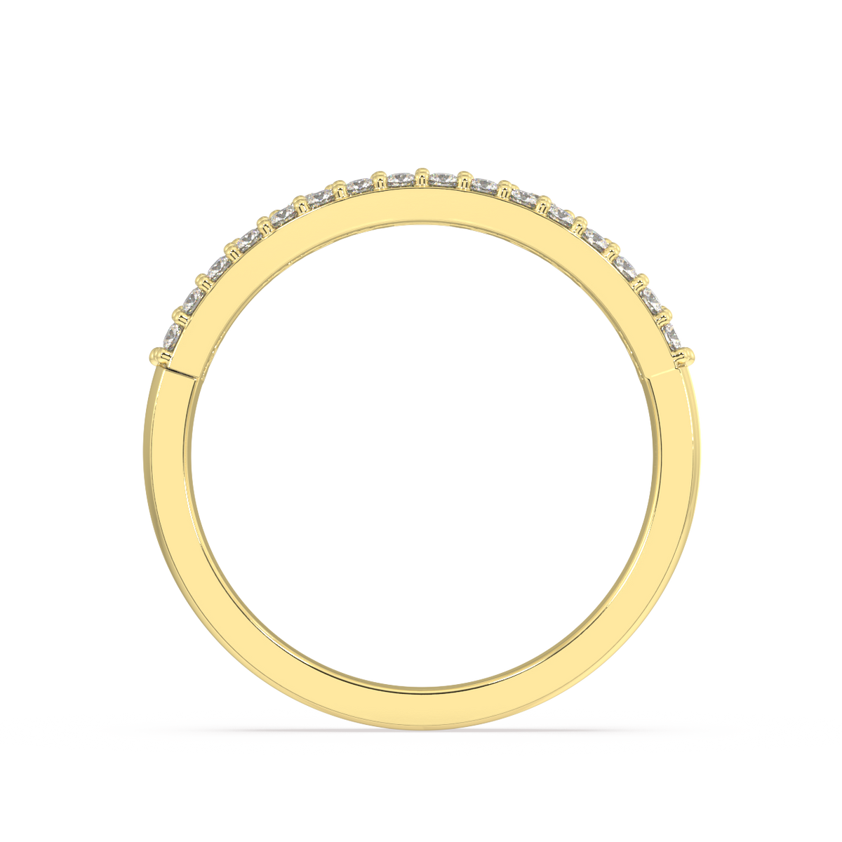 Coral Baguette Diamond Ring