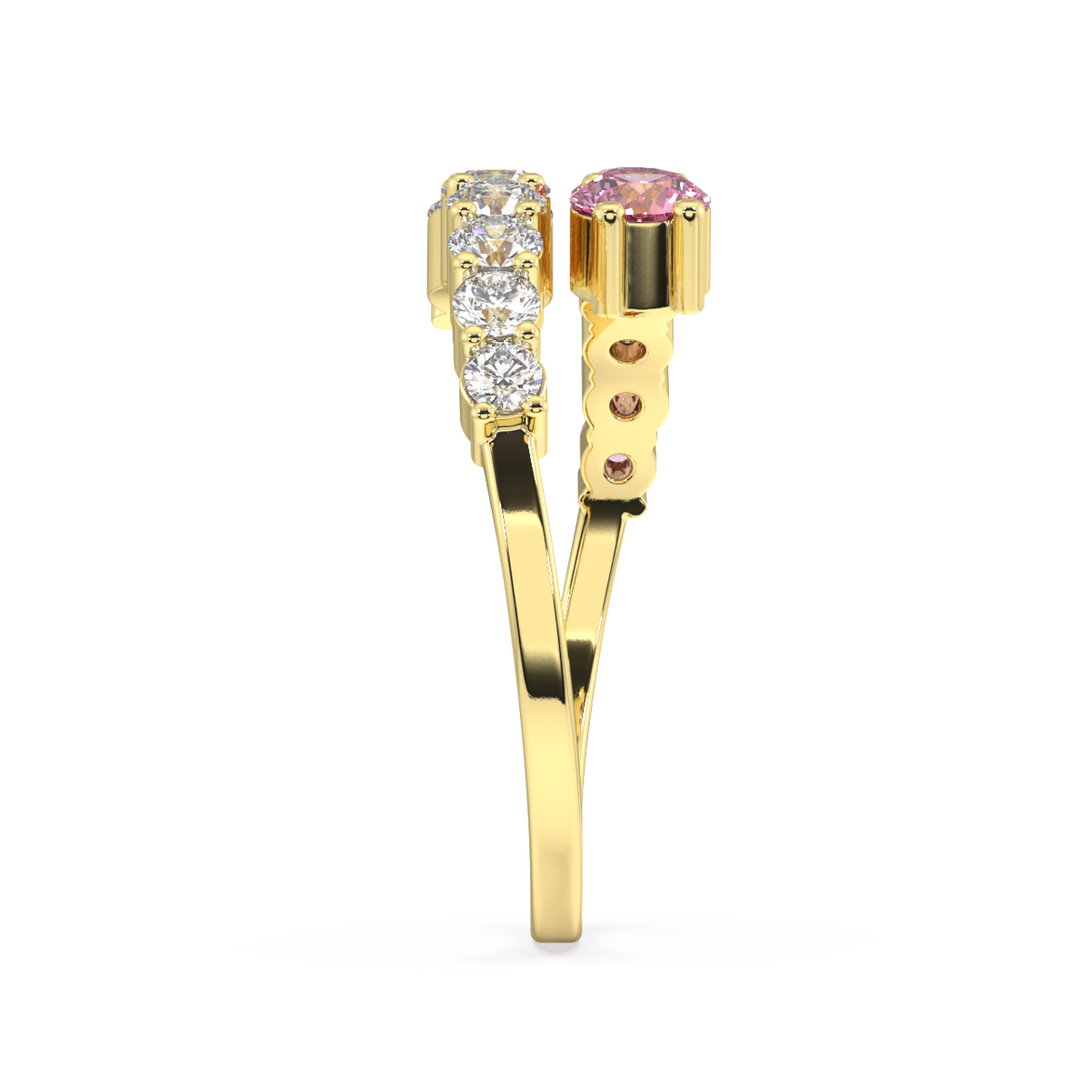 Elodie Round Diamond Ring