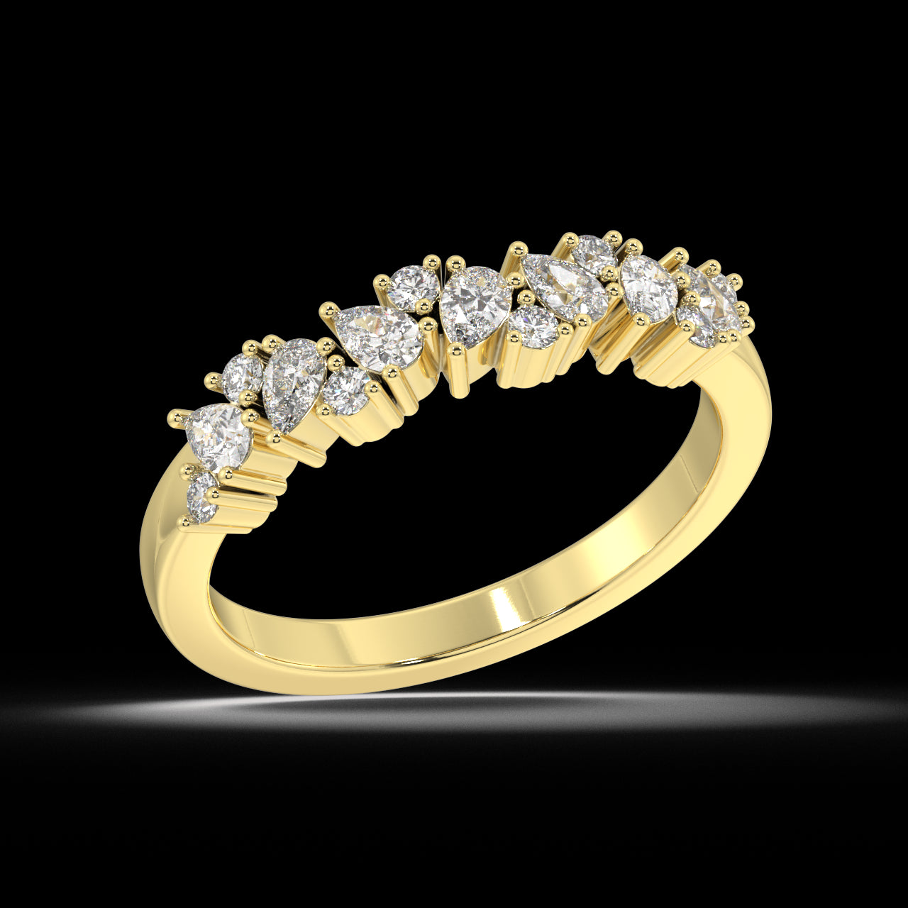 Arabella Pear Diamond Ring