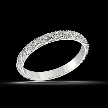 Lyra Round Diamond Ring