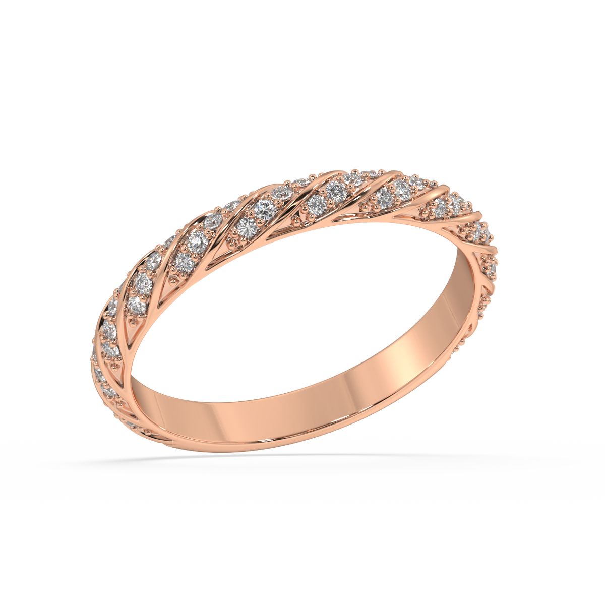 Lyra Round Diamond Ring