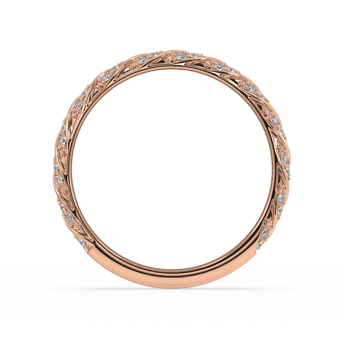Lyra Round Diamond Ring