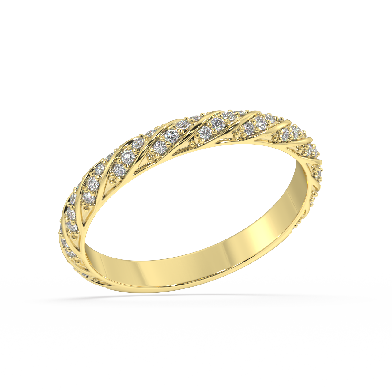Lyra Round Diamond Ring