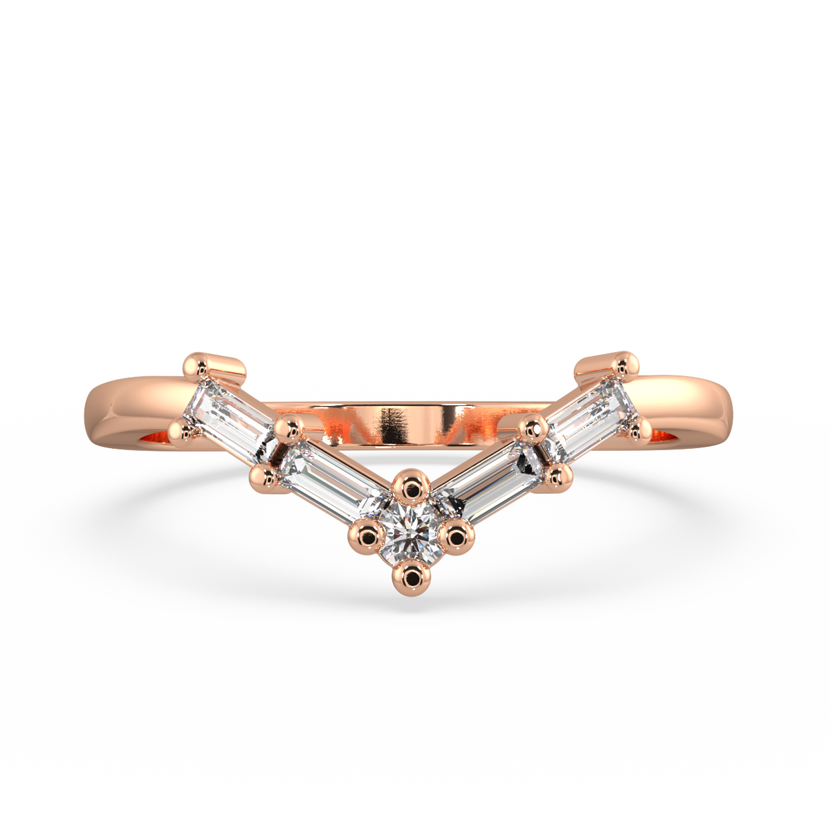 Aetheria Baguette Diamond Ring