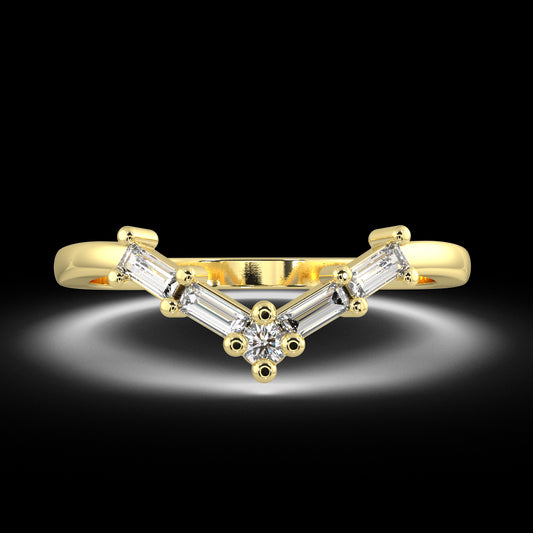 Aetheria Baguette Diamond Ring