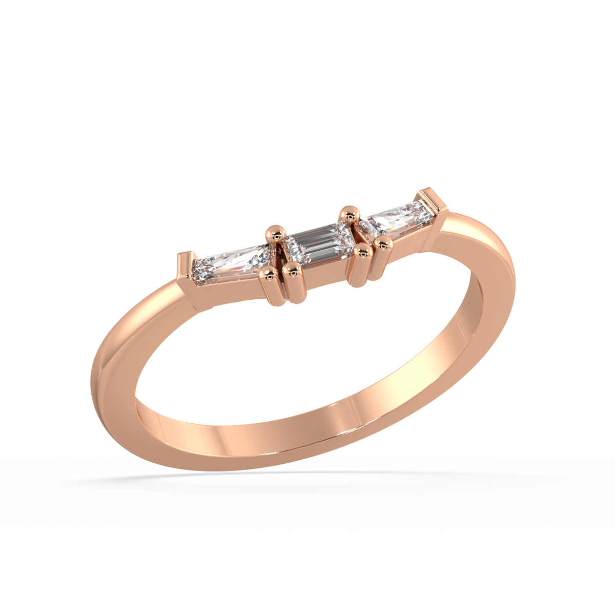 Zephyrine Baguette Diamond Ring