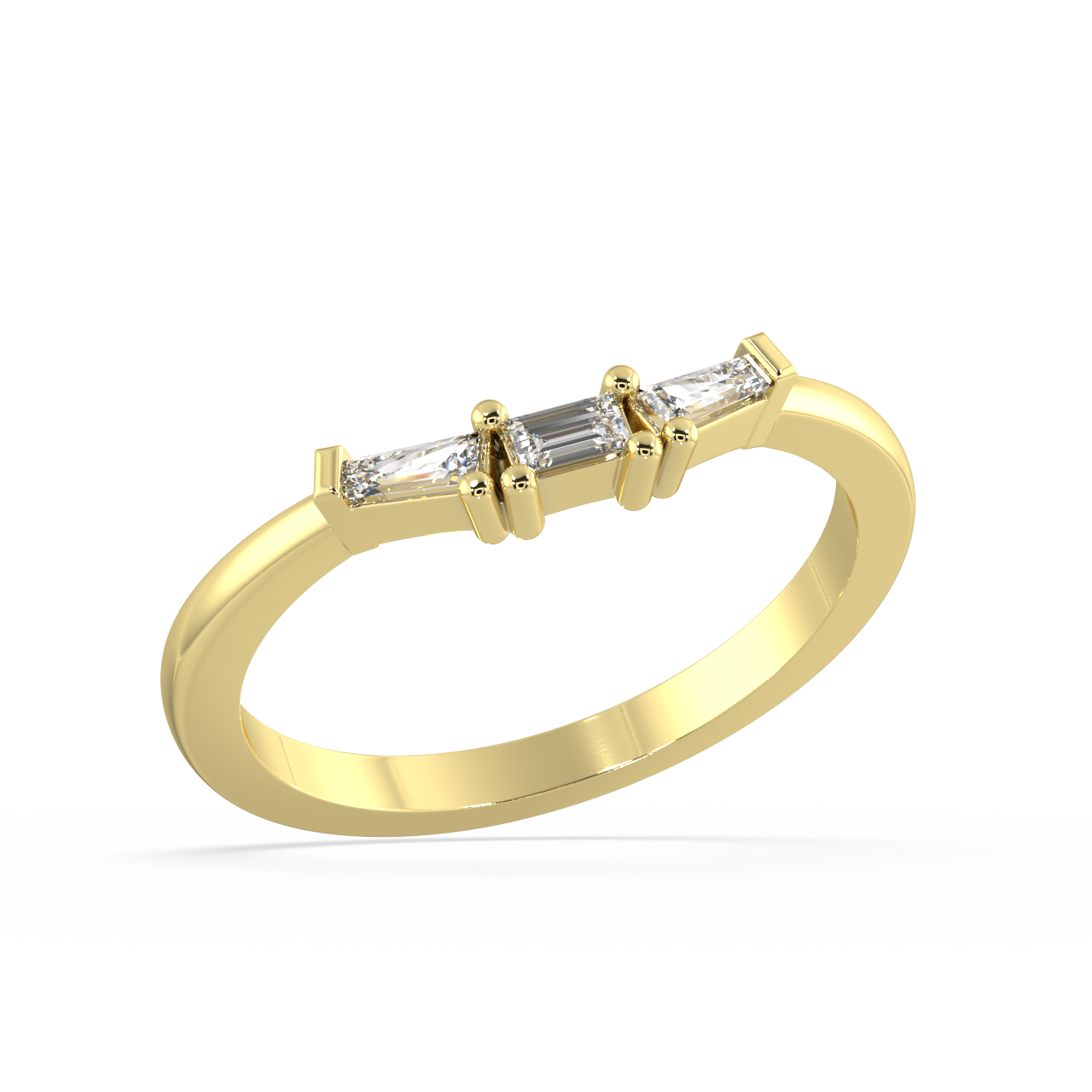 Zephyrine Baguette Diamond Ring