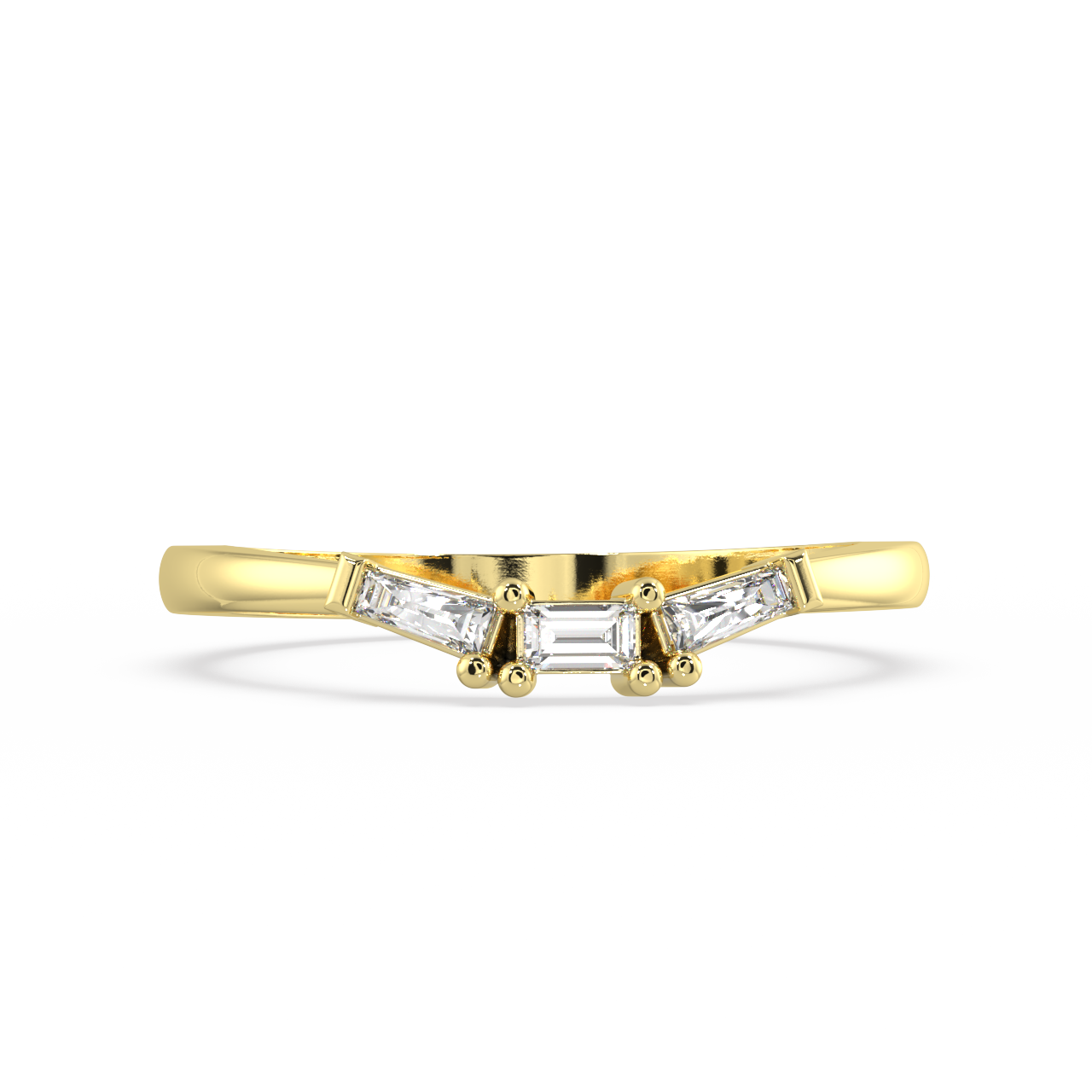 Zephyrine Baguette Diamond Ring