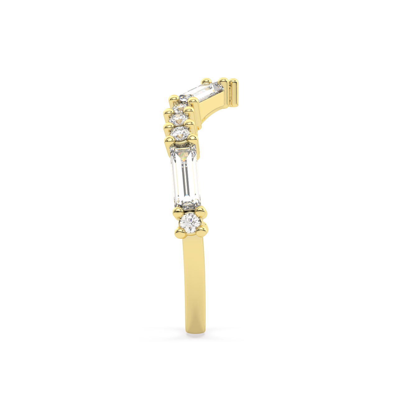 Elysium Baguette Diamond Ring
