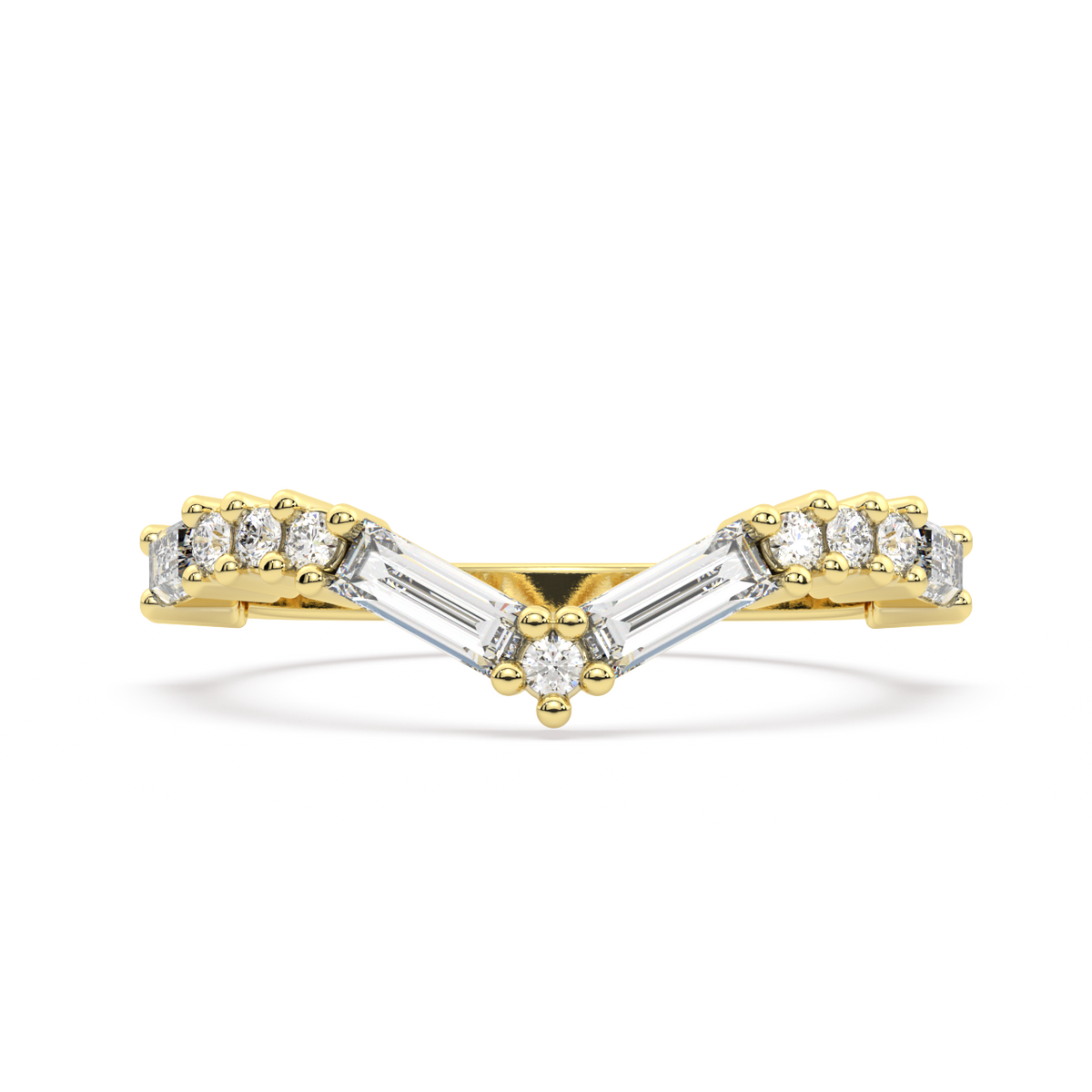 Elysium Baguette Diamond Ring
