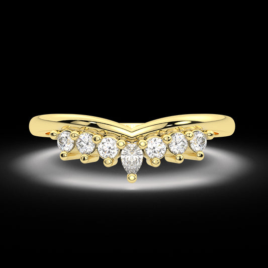 Isla Pear Diamond Ring