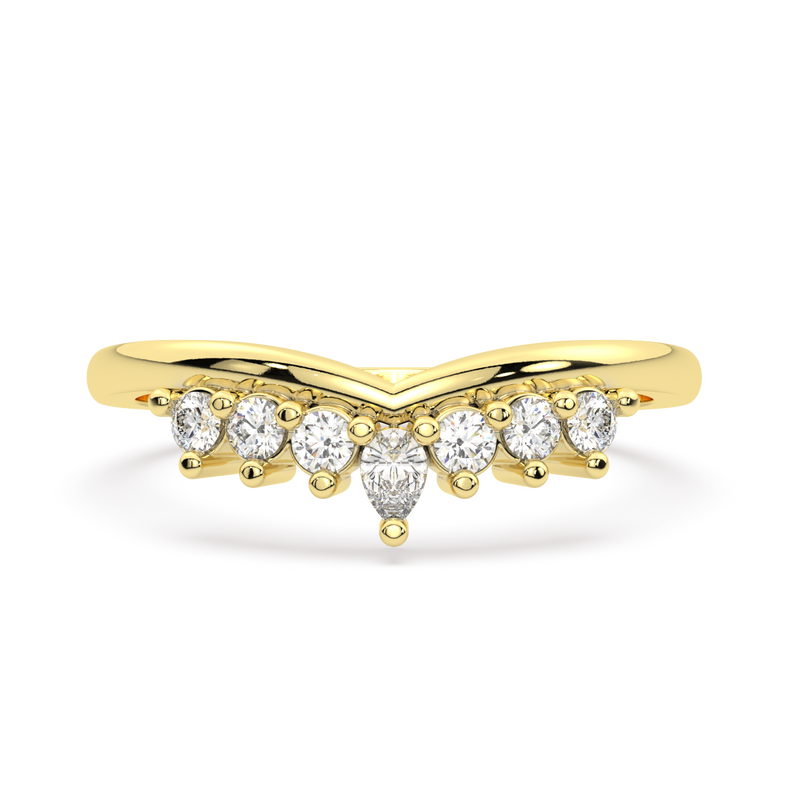 Isla Pear Diamond Ring