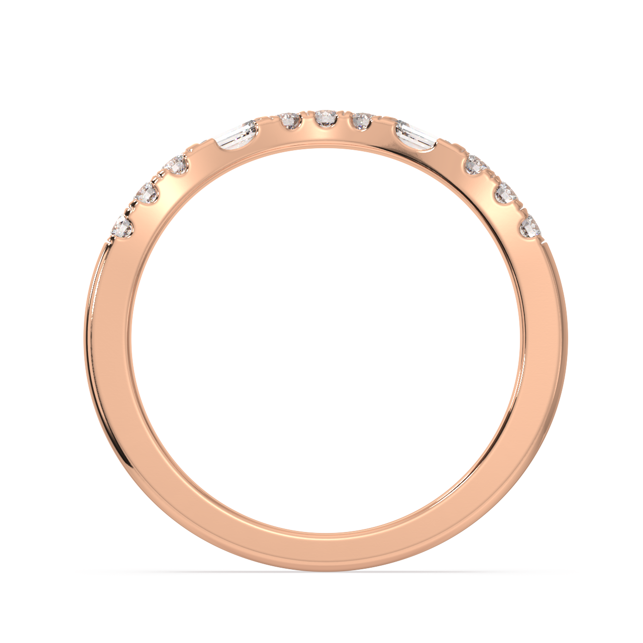 Ecliptic Baguette Diamond Ring
