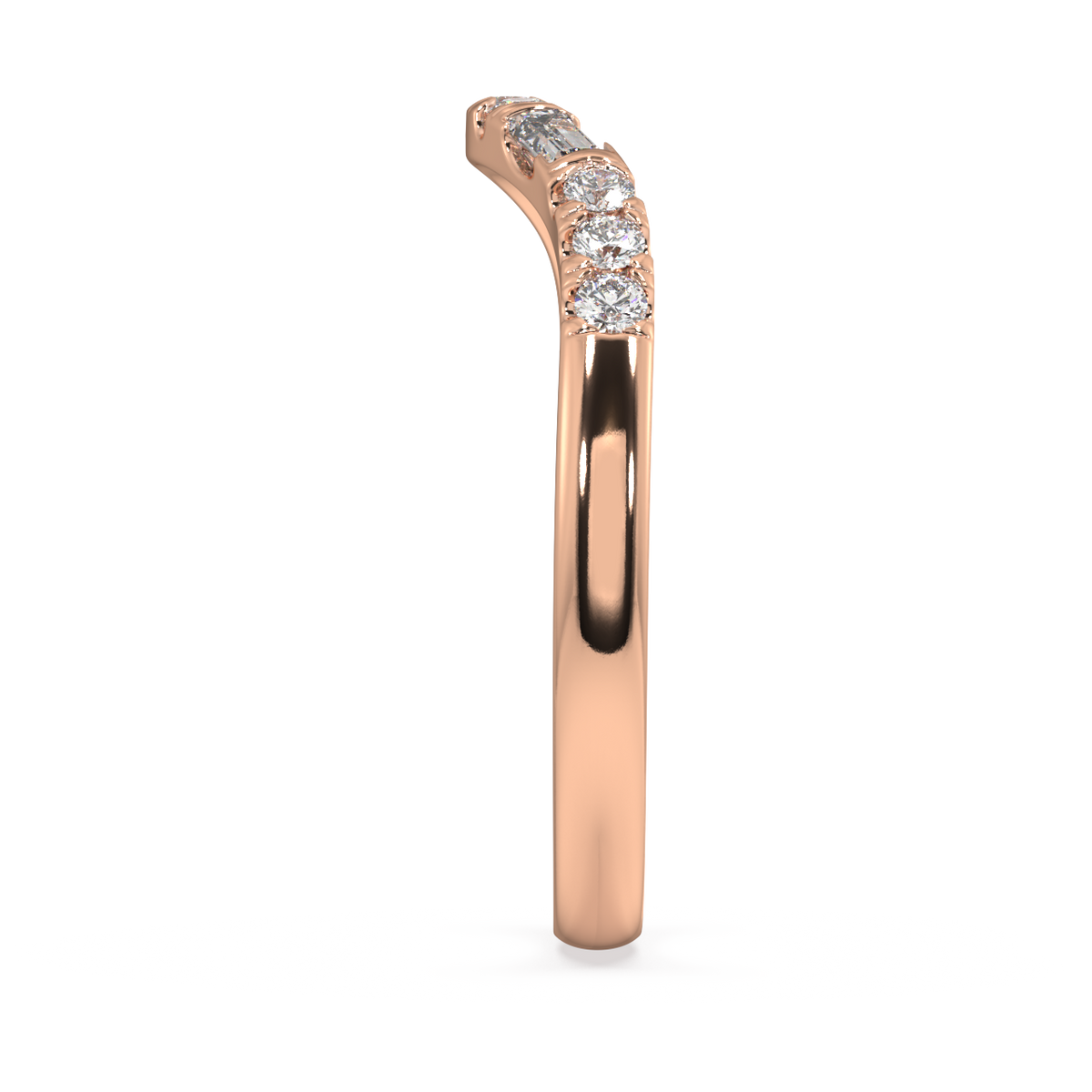 Ecliptic Baguette Diamond Ring