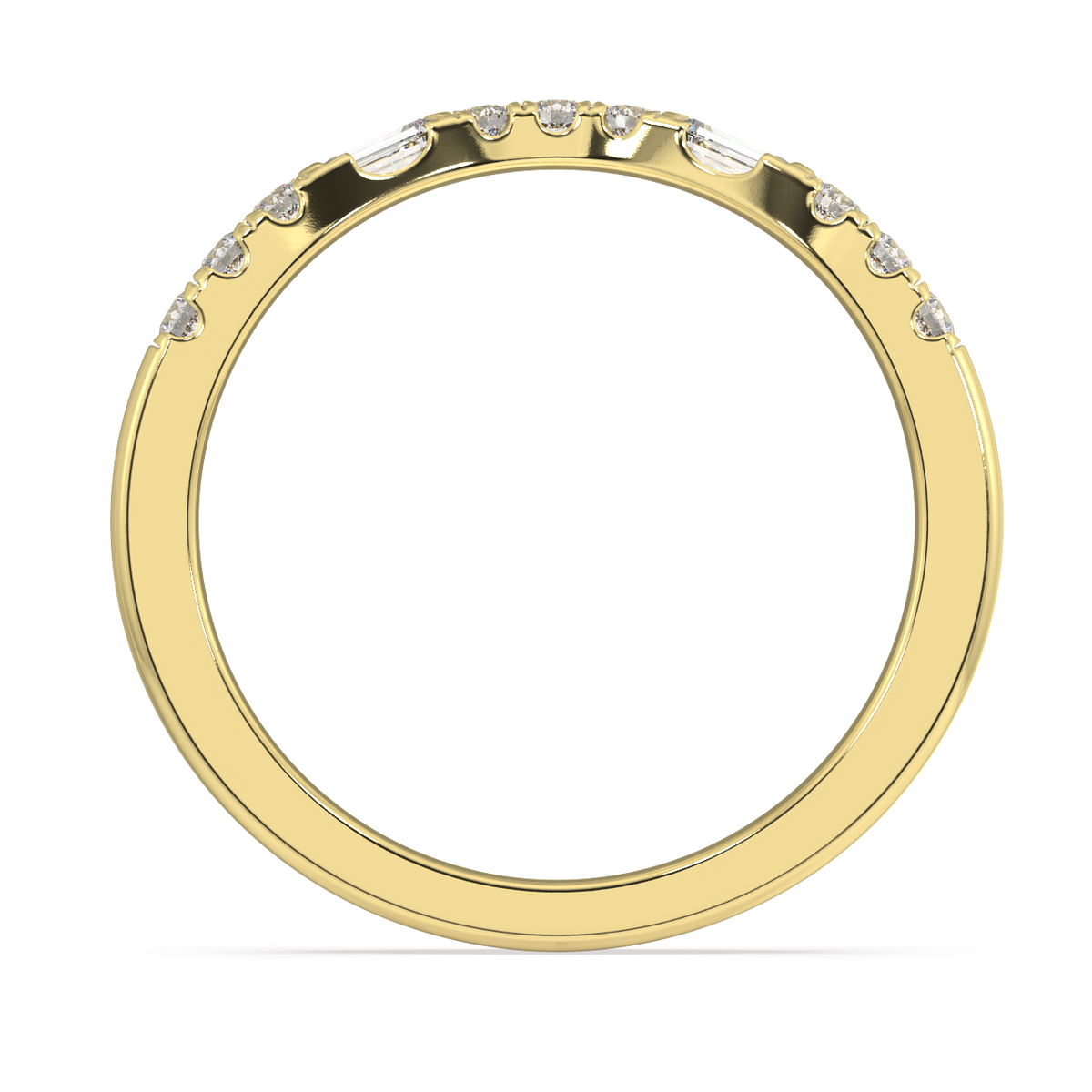 Ecliptic Baguette Diamond Ring