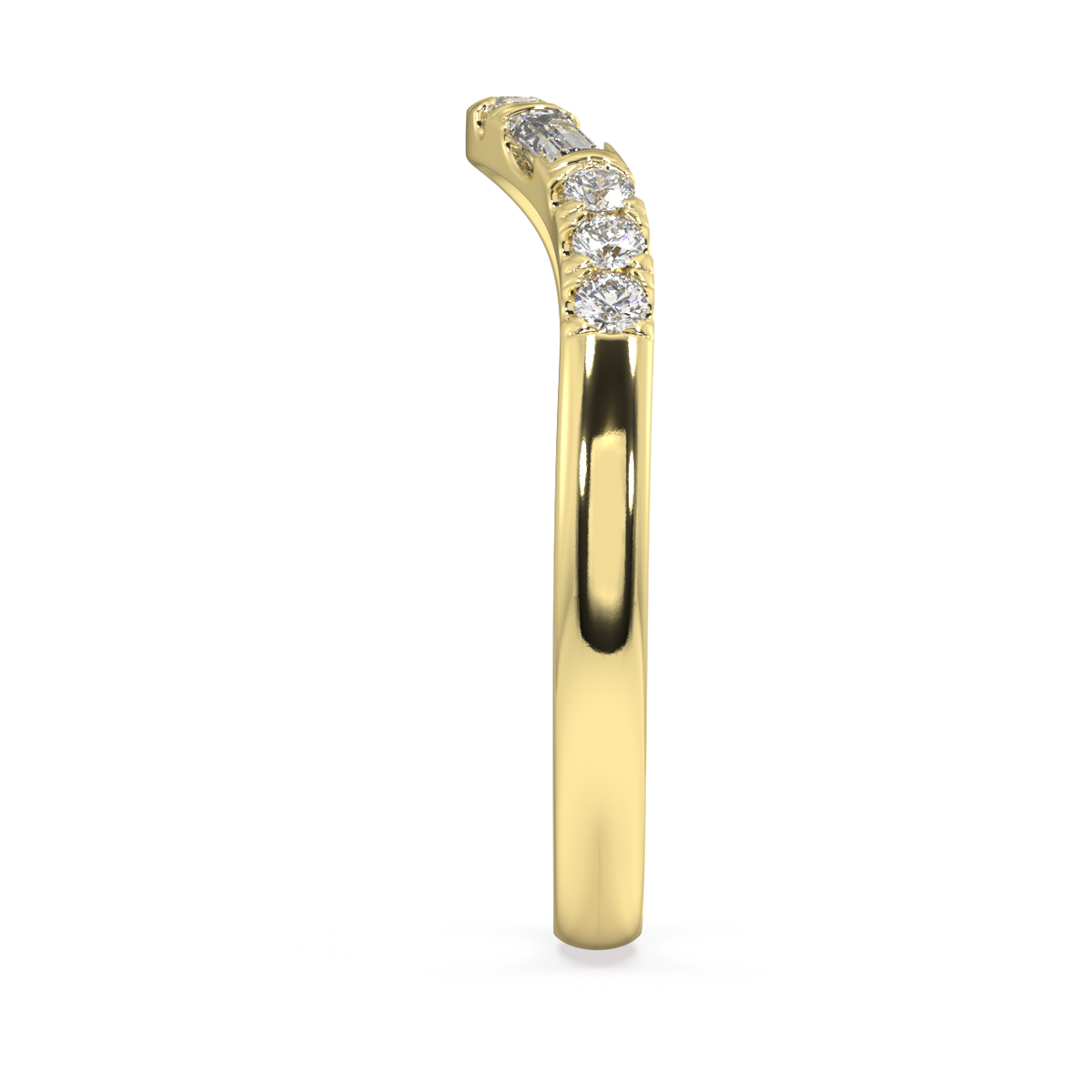 Ecliptic Baguette Diamond Ring