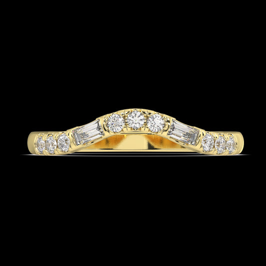 Ecliptic Baguette Diamond Ring