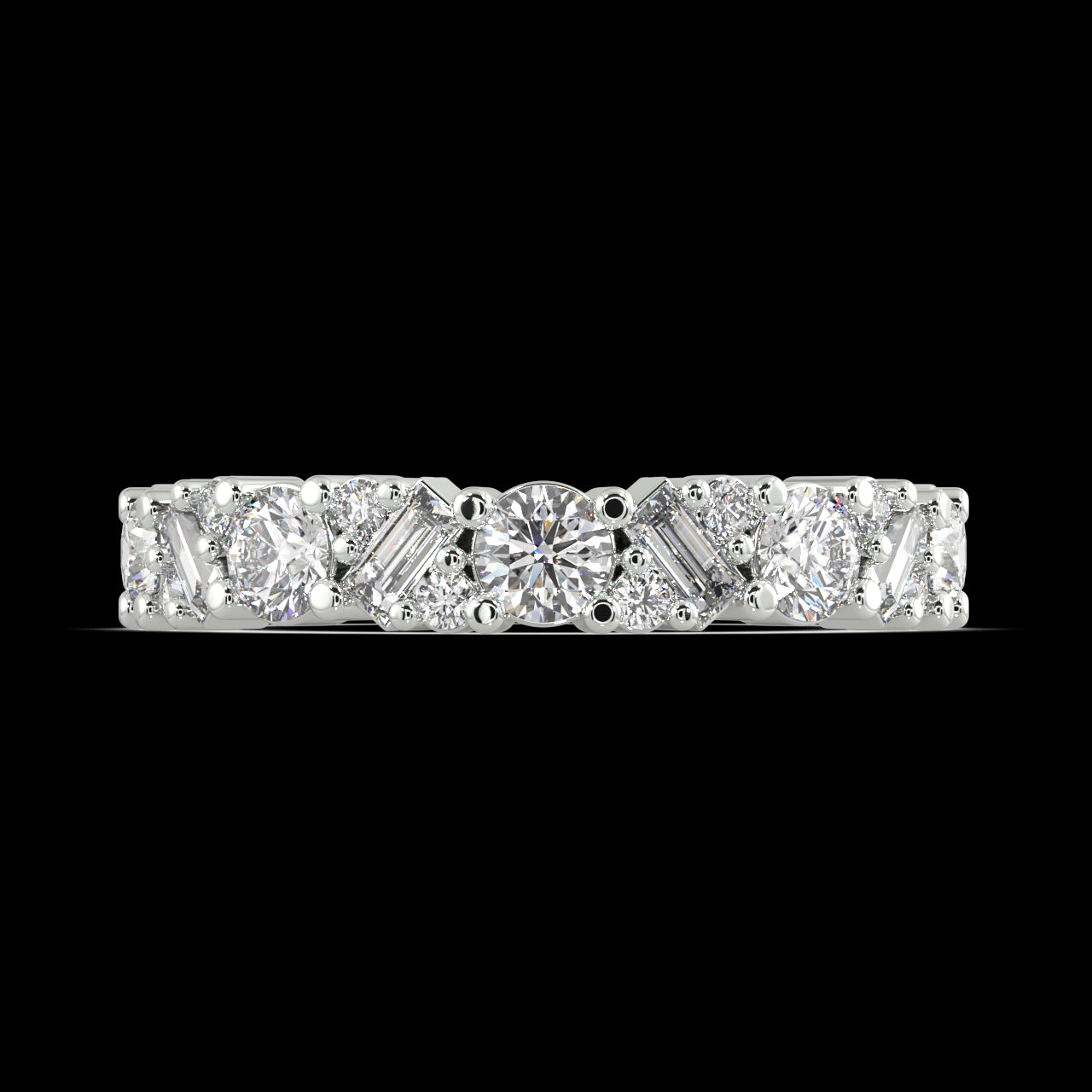 Cerulia Baguette Diamond Ring