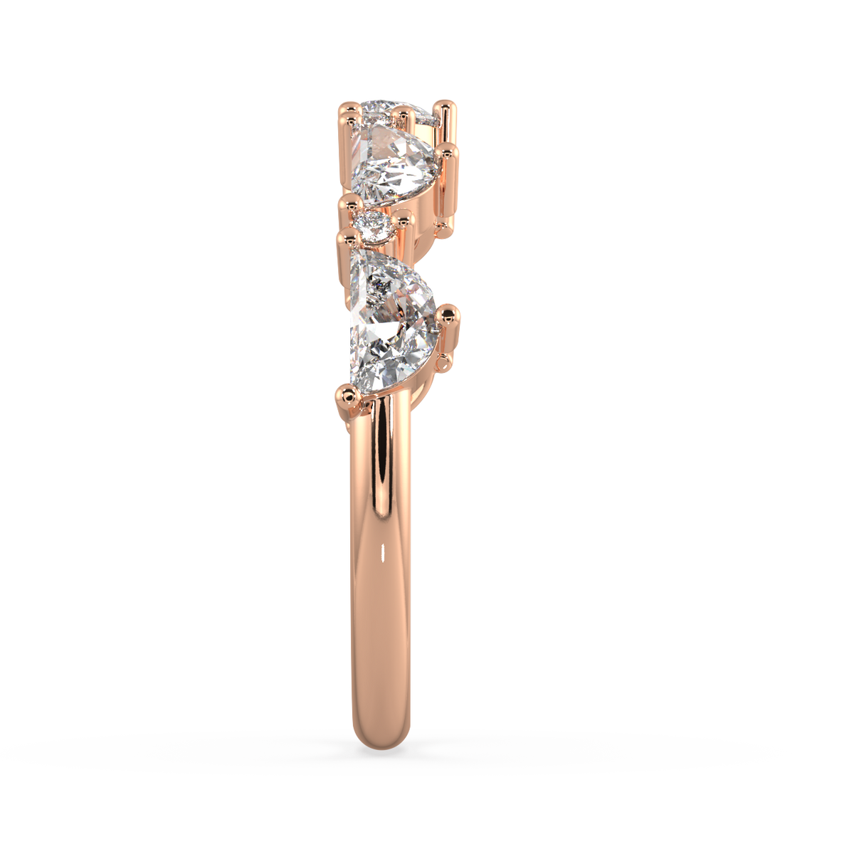 Lunar Eclipse Diamond Ring